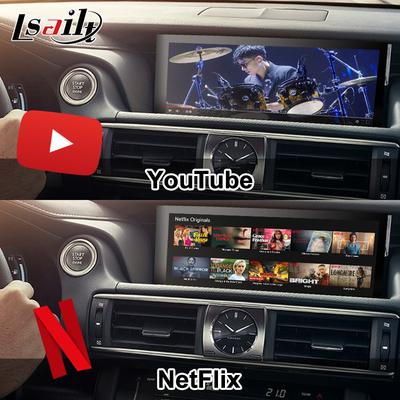 Lexus Android Ekranı Android 13 Multimedia Ekranı 8 Core Qulcomm için LEXUS IS200T IS300H IS350 Destek Joystick Kontrolü, YouTube, Google Play, CarPlay