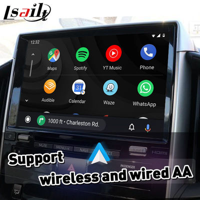 4 + 64GB GXR GPS Navigasyon Kutusu, Toyota Land Cruiser LC200 GX-R için Android Carplay Arayüzü