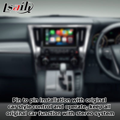 Toyota Alphard Vellfire AH30 serisi saf OEM tarzı Carplay android auto kutusu 2015-2022 model