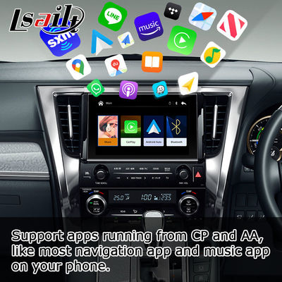 Toyota Alphard Vellfire AH30 serisi saf OEM tarzı Carplay android auto kutusu 2015-2022 model