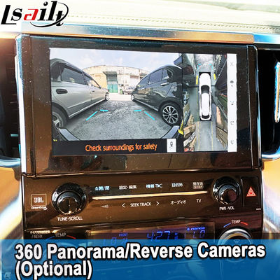 Alphard 30 Serisi Vellfire Toyota için Kablosuz Apple CarPlay/Android Auto Yükseltme Modülü, FM Radyo, Klima, Ekran Yansıtma, Kameraları Destekler