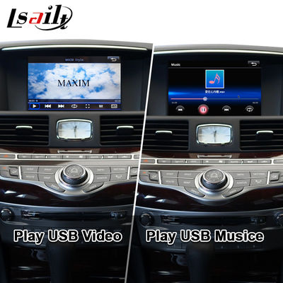 Infiniti Q70 Q70L M35 M45 Fuga 2009-2019 için CarPlay Arayüzü Kablosuz Android Auto Adaptörü Entegrasyonu Cep Telefonu Yansıtma, Klima Sıcaklığı