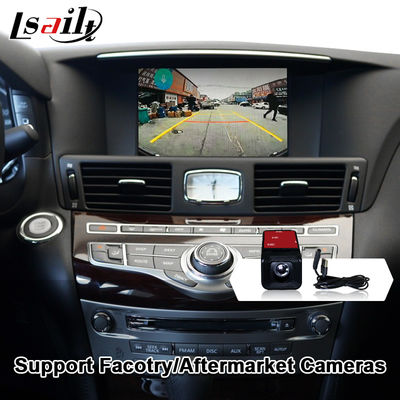 Infiniti Q70 Q70L M35 M45 Fuga 2009-2019 için CarPlay Arayüzü Kablosuz Android Auto Adaptörü Entegrasyonu Cep Telefonu Yansıtma, Klima Sıcaklığı