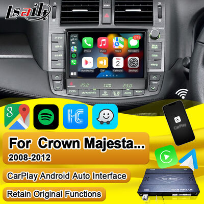 Crown S200 RS204 GWS204 URS204 URS206 Majesta XV Athlete Saloon Toyota Entegre Android Auto için Kablosuz Apple CarPlay Kutusu