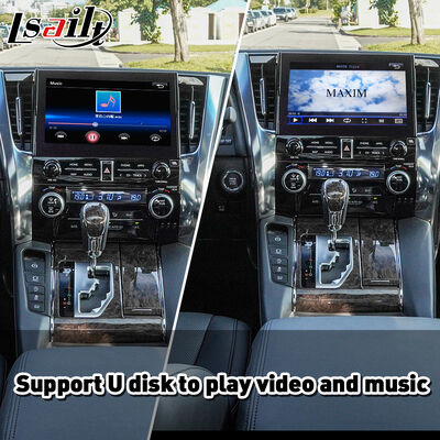 2019 -2023 Toyota Alphard Vellfire JBL Yüksek Sürümü için Lsailt Kablosuz Android Otomatik Carplay Arayüzü