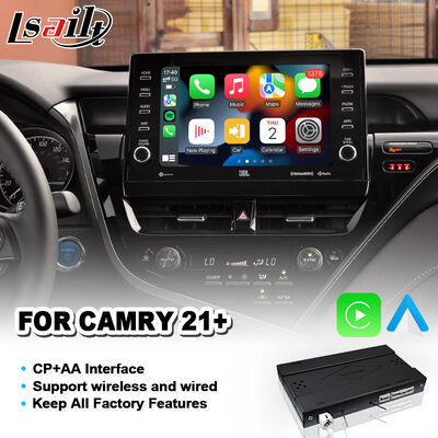Lsailt Kablosuz Android Otomatik Carplay Arayüzü 2021-2024 Toyota Camry Hibrit XSE XLE SL SE XV70