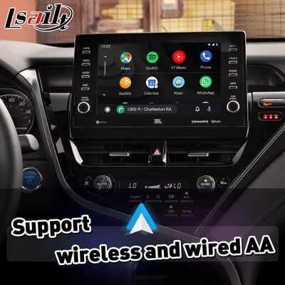 Lsailt Kablosuz Android Otomatik Carplay Arayüzü 2021-2024 Toyota Camry Hibrit XSE XLE SL SE XV70