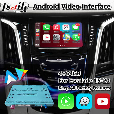 2015-2020 Cadillac Escalade CUE Sistemi için Android Carplay Video Arayüzü