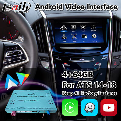 2014-2019 Cadillac ATS CUE Sistemi için Lsailt Android Navigasyon Video Arayüzü Carplay Özellikli