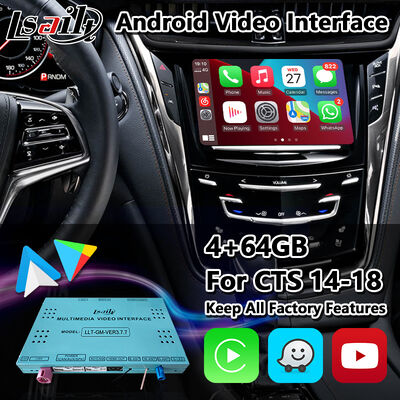 2013-2019 Cadillac CTS CUE Sistemi için Lsailt Android Carplay Multimedia Video Arayüzü