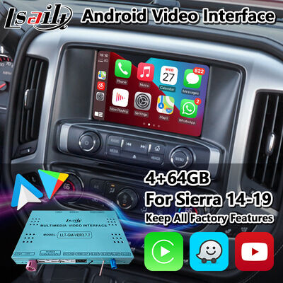 2014-2019 GMC Sierra 1500 2500 3500 Intellilink Sistemi için Lsailt Android Multimedya Video Arayüzü, Carplay Özellikli