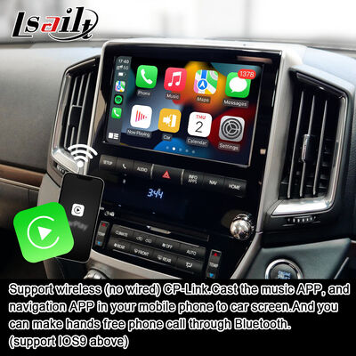 Land Cruiser LC200 VXR VX GXL Sahara V8 2013-2021 OEM Ekran Yükseltme için Android 13 Multimedya Video Arayüzü, Kablosuz CarPlay, YouTube