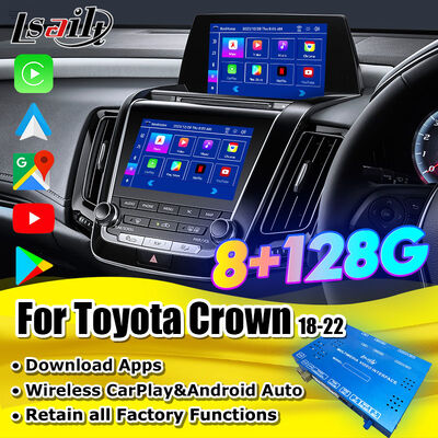 Crown S220 2018-2022 için Android Auto, YouTube, Netflix, Google Play özellikli OEM Entegrasyon ve Android CarPlay Arayüz Kutusu