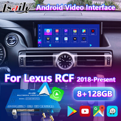 Lexus RC 300h 350 300 F Sport 2018-2023 için Lsailt Android Carplay Video Arayüzü