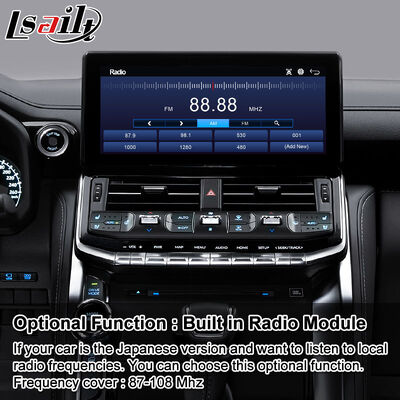 2021-2024 Toyota Land Cruiser 300 GX-R VX-R GR GR-S Sahara ZX VX LC300 için Lsailt Android Navigation Carplay Arabirimi