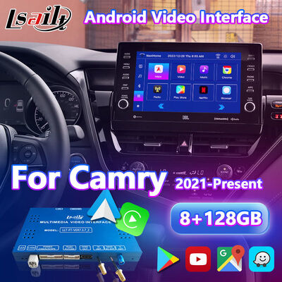 Lsailt Android Carplay Navigasyon Video Arayüzü 2021-2024 Toyota Camry Hibrit XSE XLE SL SE XV70