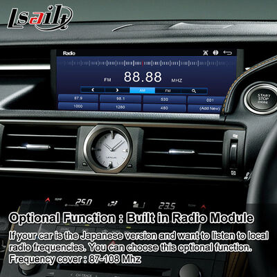 Lsailt Android Carplay 2014-2018 Lexus RC350 RC300h RC200t RC300 RCF için çoklu medya arayüz ekranı