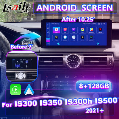 Lsailt Android Carplay Multimedia Arayüz Ekranı 2020 - Şimdiki Lexus IS 300h IS300 IS350 IS500 IS300h