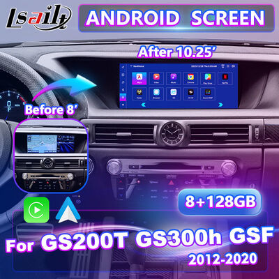 Lsailt Android Carplay Multimedia Ekranı 2012-2020 Lexus GS 200t GS300h GS250 GS350 GS450h GSF GS200t