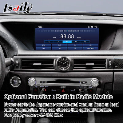 Lsailt Android Carplay Multimedia Ekranı 2012-2020 Lexus GS 200t GS300h GS250 GS350 GS450h GSF GS200t