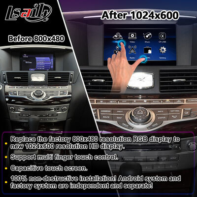 Lsailt Android Carplay Multimedia Ekranı 2010-2023 Infiniti M25 M30d M37 M56 M35h Y51 Q70