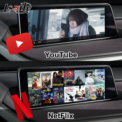 CarPlay/Android Multimedya Sistemi Lexus Video Arayüzü RX450H RX350 12.3 İnç 2016-2021 Entegre YouTube, NetFlix, Android Auto