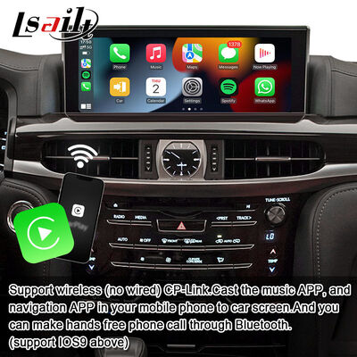 LX570 Lexus RX GX LS NX ES Entegrasyonu için Kablosuz CarPlay, Android Auto, YouTube, Netflix özellikli OEM Android Yükseltme Modülü