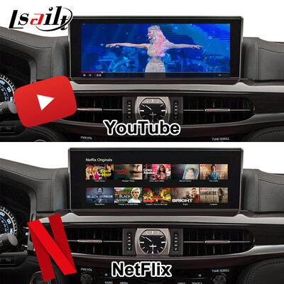 LX570 Lexus RX GX LS NX ES Entegrasyonu için Kablosuz CarPlay, Android Auto, YouTube, Netflix özellikli OEM Android Yükseltme Modülü
