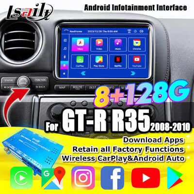 Cadillac XTS için altı çekirdekli Android Otomatik Arayüzü GPS Navigasyonu Waze Yandex Youtube'u destekler, Lsailt tarafından 360 panorama