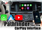 Pathfinder 2012-2018 Nissan için 800 * 480 Çözünürlük Carplay Arayüzü LVDS Çıkış Sinyali