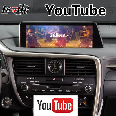 Lexus RX350 / RX450H Fare Kontrolü HDMI Android Auto için PX6 4GB Android Carplay Arayüzü