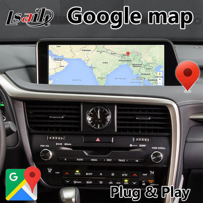 Lexus RX350 / RX450H Fare Kontrolü HDMI Android Auto için PX6 4GB Android Carplay Arayüzü