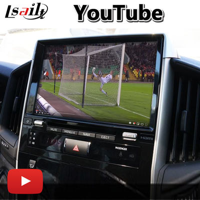 Toyota Land Cruiser LC200 LC-GT GXR 2018-2021 Dokunmatik 3 için 4+64GB Android Carplay Video Arayüzü