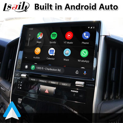 Toyota Land Cruiser LC200 LC-GT GXR 2018-2021 Dokunmatik 3 için 4+64GB Android Carplay Video Arayüzü