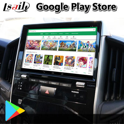 Toyota Land Cruiser LC200 LC-GT GXR 2018-2021 Dokunmatik 3 için 4+64GB Android Carplay Video Arayüzü