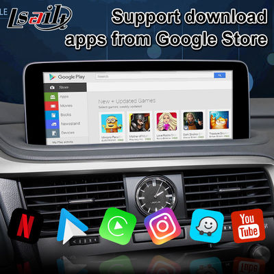 Lsailt 12.3 Inç Kablosuz Android Oto Carplay Multimedya Ekranı Lexus RX RX350 RX450h Için