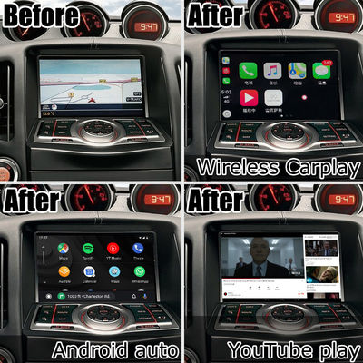Nissan 370z Z34 Carplay Android otomatik carplay arayüzü Kutusu 8+128 Android 13 OEM yükseltmesi