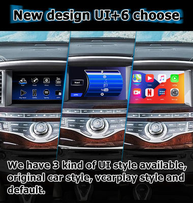 Infiniti QX60 GPS Android Otomatik Carplay Navigasyon Sistemi Multimedia Arayüzü Android 11 8+128GB