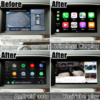Infiniti QX60 GPS Android Otomatik Carplay Navigasyon Sistemi Multimedia Arayüzü Android 11 8+128GB
