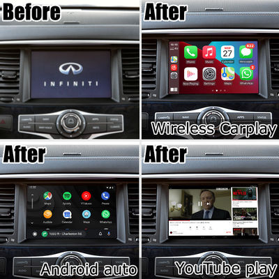 Carplay Android Otomatik Multimedia Arayüzü Kutusu Video Arayüzü Infiniti QX80 2018