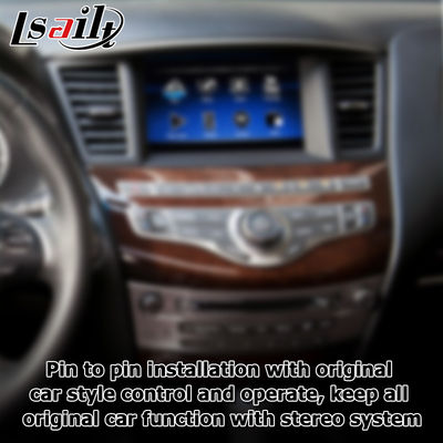 Android 13 Carplay arayüzü Kutusu Yandex Navi Infiniti QX60 / JX35 için Qualcomm 8+128 sistemi