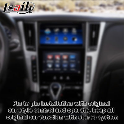 Infiniti Q50 / Q60 için GPS carplay arayüzü, 8+128GB Android 11 navigasyon kutusu arayüzü