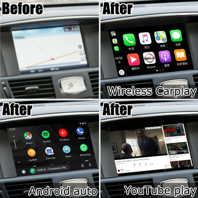 Android 13 8+128 Carplay Video Arayüzü Infiniti Q70 / M35 M37 Fuga Destek Youtube