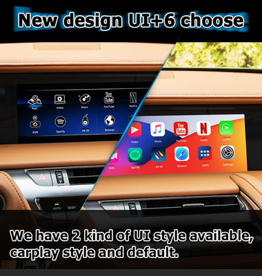 Lexus LC500 LC500h GPS Navigasyon Kutusu video arayüzü kablosuz carplay ve android otomatik youtube Google play