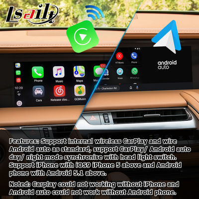 Lexus LC500 LC500h GPS Navigasyon Kutusu video arayüzü kablosuz carplay ve android otomatik youtube Google play