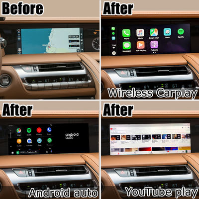 Lexus LC500 LC500h GPS Navigasyon Kutusu video arayüzü kablosuz carplay ve android otomatik youtube Google play