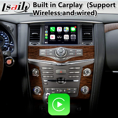 Lsailt 4 + 64GB Android Video Arayüzü Kablosuz Carplay 2012-2017 Nissan Patrol Y62 için