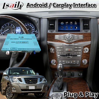 Lsailt 4 + 64GB Android Video Arayüzü Kablosuz Carplay 2012-2017 Nissan Patrol Y62 için