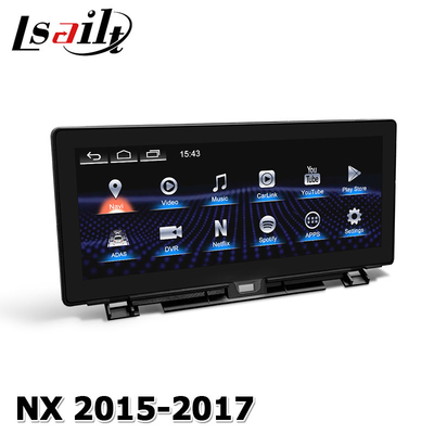 Lexus NX200t 10.25 Dokunmatik Ekran yükseltme Hexa İşlemci Android Otomatik Kablosuz Carplay