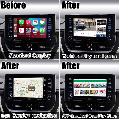 64GB Carplay Android Arayüzü RK3288 Toyota Corolla RAV4 Camry için AI Kutusu